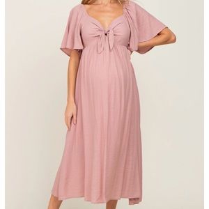 Pinkblush maternity dress dusty rose XL